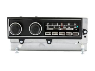 1972-74 Mopar E Body – Black Buttons AM/FM/Bluetooth Radio