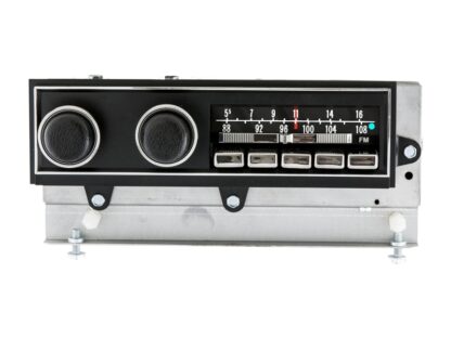 1972-74 Mopar E Body – Black Buttons AM/FM/Bluetooth Radio